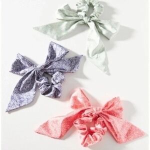 Anthropologie Ditsy Floral Hair Scarf Set